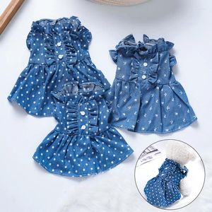 Vêtements pour chiens jupe en jupe de compagnie robe de mariée robe de mariée