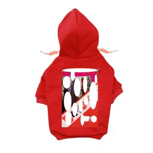 Hondenkleding Designerkleding Merk Zacht en warm Honden Hoodie Trui met klassiek ontwerppatroon Winterjas voor huisdieren Koud weerjassen Otusq