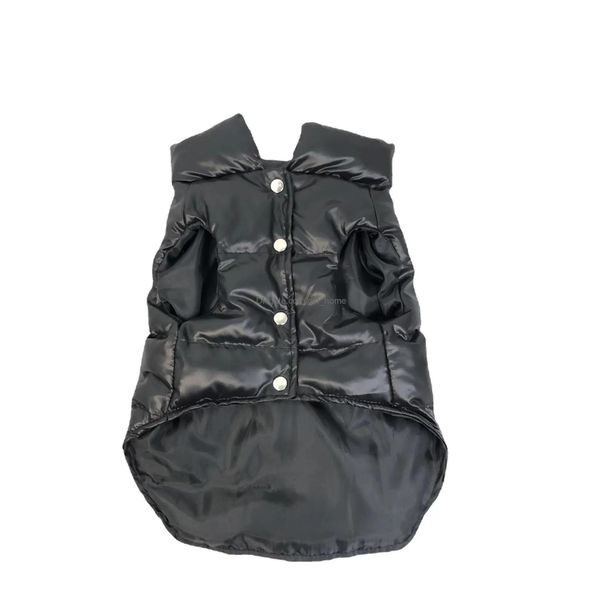 Vêtements de chien Vêtements de marque Rouge Noir Hiver Chaud Épaissi Pet Gilet Manteau Teddy Corgi Coton Étiquetage Logo Grand XS-4XL Drop Delive Dhkhj