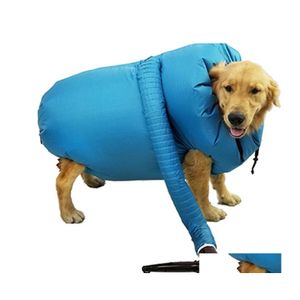 Vêtements pour chiens Designer Fournitures pour animaux de compagnie Vêtements à séchage rapide Oxford Tissu Sierplaqué Film imperméable à l'eau Nettoyage Drop Livraison Accueil Gard Dhyg5