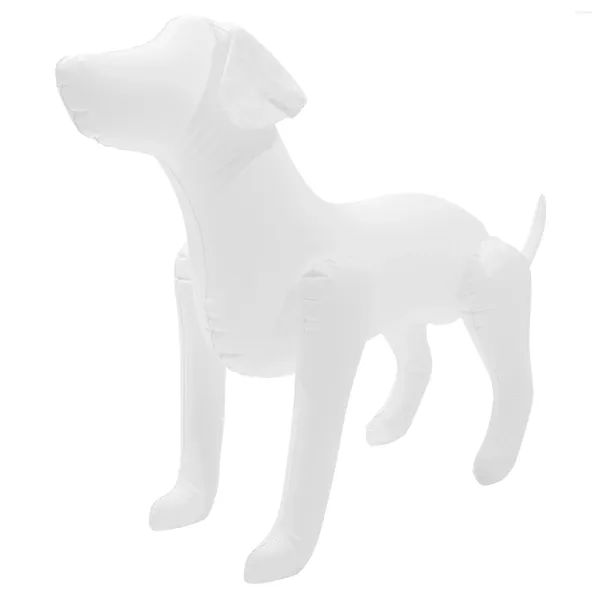 Estantes de vestimenta de perros Modelo de ropa de mascota Mannequin Ropa inflable Perros blancos