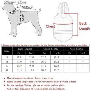 Hondenkleding Hondenkleding Zomer Outdoor Puppy Puppy Pet Rain Coat S-Xl Hoody Waterdichte Ets Pu Raincoat For Dogs Cats Apparel Kleding Groothandel 230719 L46