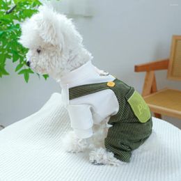 Ropa para perros ropa/gato córnerow boxer shorts lindos pantalones de babero de bebé ropa de cachorro de mascota invierno