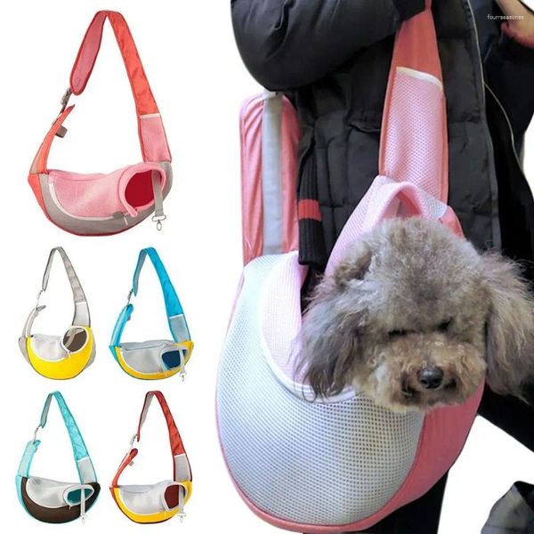 Vêtements de chien Chien / Chat Portable Voyage Single Épaule Pet Carrier Embrace Sac Sortez Sac à dos Messenger