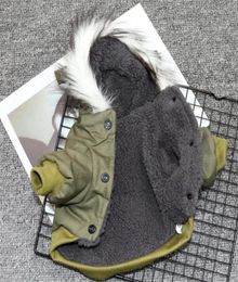 Vêtements pour chiens vêtements pour chiens hiver chiot pour animaux de compagnie en manteau de chien pour petits chiens moyens épaississent chauds chihuahua yorkies sweat à capuche