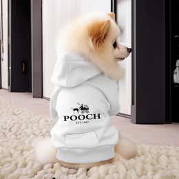 Hondenkleding Hondenkleding Pomeranian Chihuahua Yorkshire Franse Bulldog Herfst Lente Kleine Wol Gevoerde Hoodie Voor Huisdieren 231206