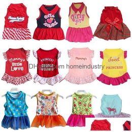 Hondenkleding Hondenjurken voor kleine honden Schattig Meisje Vrouw Jurk Mama Puppy Shirt Rok Hondje Huisdier Zomerkleding Kleding en katten 12 Co Dhure