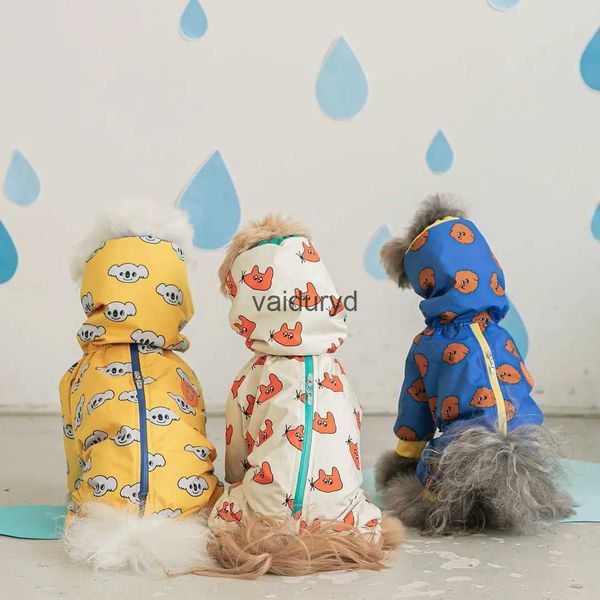 Ropa para perros Chubasquero para perros Impermeable Chihuahua Todo incluido Arnés impermeable para perros pequeños Ropa impermeable para cachorros para perros pequeños Chubasquero para perros vaiduryd