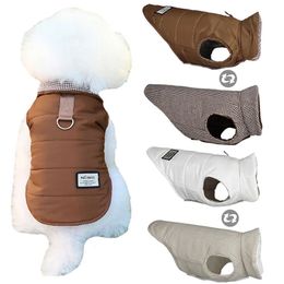 Vêtements pour chiens Manteau chaud d'hiver pour chien vêtements imperméables pour animaux de compagnie adaptés aux chiens de petite et moyenne taille chats vêtements de bouledogue français veste de gilet Chihuahua 231109