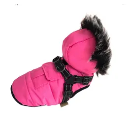 Vêtements pour chiens et chats manteau veste gilet pour animaux de compagnie colliers de harnais conception chiot sweats à capuche chauds vêtements 5 taille 3 couleurs