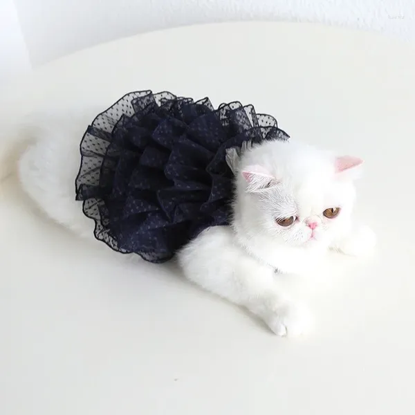 Vêtements pour chiens Chiens Chats Luxueux Robe de princesse de mariage Jolie jupe pour animaux de compagnie Vêtement pour chat