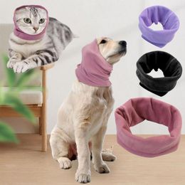 Vêtements pour chiens Chapeaux pour chiens Sweats à capuche Bouchons d'oreille pour cache-oreilles pour chiens Bandeau Protection contre le bruit Chapeau d'hiver Soulagement efficace