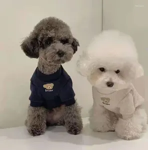 Vêtements pour chiens chiens hiver vêtements mignons chiot chaud dessin animé ours chemise pour animaux de compagnie sweats à capuche manteaux de chat Costume Chihuahua
