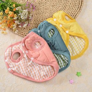 Vêtements pour chiens Veste à carreaux double face Veste d'hiver Bleu Jaune Rose Vêtements pour animaux de compagnie pour petits chiens Chihuahua Chiots Manteau XXL