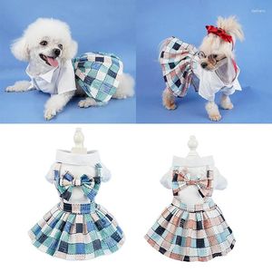 Vêtements pour chiens Robe Pet Princess Preppy Jupe courte Chiot pour petits et moyens (petits) ????Ropa Para Perro Pequeño