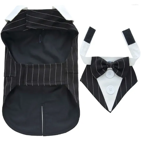 Vêtements pour chiens Robes Mariages Pet Tuxedo Party Vêtements Chiot Vêtements formels Anti-usure Costume Xs Confortable