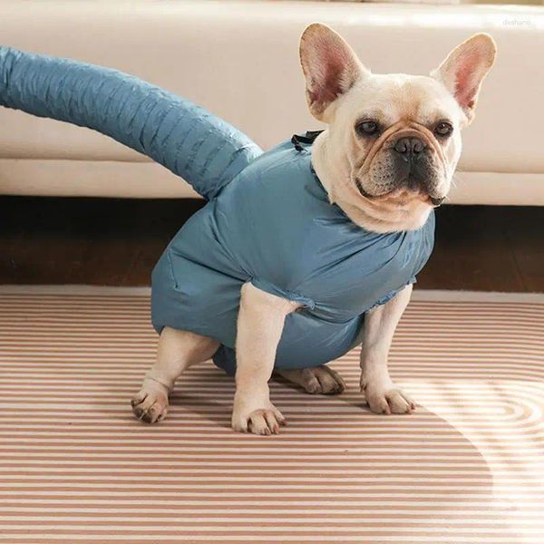 Ropa de ropa de perro bata resistente a la mordedura de tela impermeable