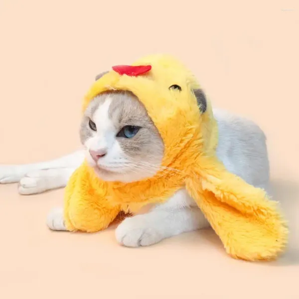Appareil de chien Duck Cartoon Pet Pet Hat Winterproof Hiver Warm Funny Design for Cats Dogs Cost Cosplay Headswear Costume