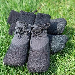 Vêtements pour chiens Bottes durables Caoutchouc Doux pour la peau Absorption légère Chiot Sport Chaussures pour animaux de compagnie Résistant à l'usure