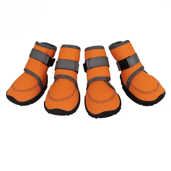 Ropa para perros Zapatos impermeables duraderos para perros grandes y medianos con suelas suaves Paseos cómodos en cualquier clima.