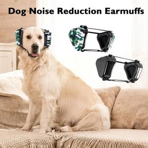 Vêtements pour chiens Cache-oreilles Réduction du bruit Protection auditive Fournitures anti-bruit Couverture élastique réglable pour feux d'artifice Th K4H1