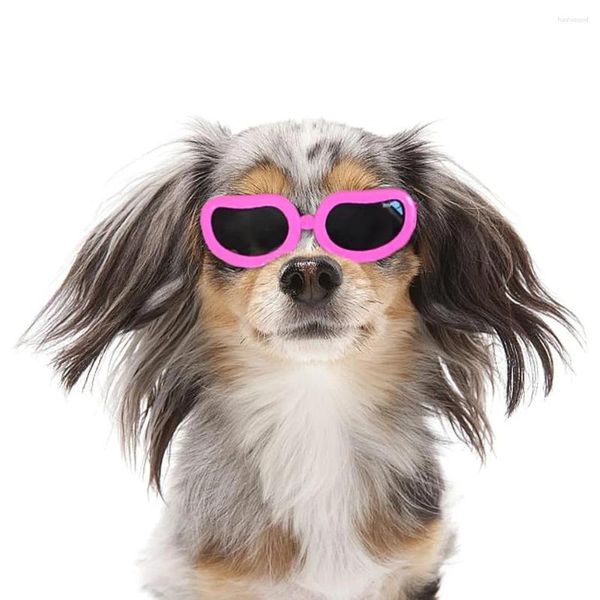 Appareils pour chiens Easy Wear Puppy Puppy Small Goggles UV Protection Réglable Clean noir jaune blanc rose rose