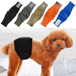 Vêtements pour chiens Conception élastique Pantalon hygiénique absorbant pour hommes Nappy Anti-harcèlement physiologique pour animaux de compagnie