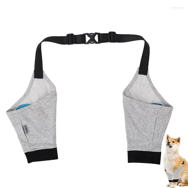 Vêtements de chien Coude Protector Wrap Manchon de récupération pour joint avec tampon de coton Pet Prévenir Lécher la plaie