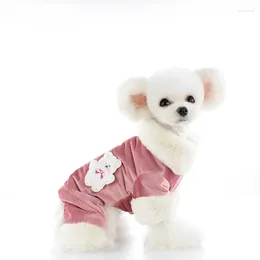 Appareils pour chiens élégant animal de compagnie chaude trousse d'hiver CHIHUAHUA YORK BICHON MALTESSE SHIH TZU POODLE DOGGY MIDE