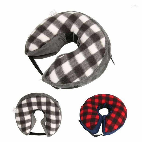 Ropa de perro Elizabeth Collar Hook and Loop Store Inflable Pet Recovery Ajustable para Cat Post