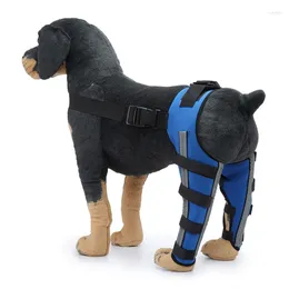 Vêtements pour chiens EST Genouillères pour animaux de compagnie Soutien Brace Coude respirant Protégeant les blessures à la jambe du chien Récupérer le protecteur de plaie