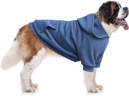 Ropa para perros ropa extra grande sudadera con capucha con cremallera para perros grandes alaska caucásica oveja azul 7xl