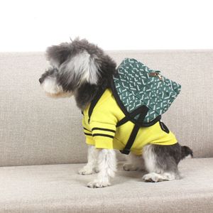 Hondenkleding mode kat huisdiertas casual puppy zak buiten honden tanden rugzak teddy schnauzer franse bulldog brief bedrukte kleine schoudertassen