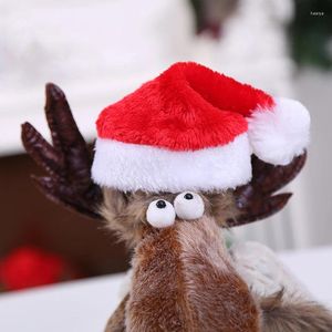 Hondenkleding mode kerstmode kabouter oonloze pop gestreepte gebreide hoed rudolf hangende been home decoratiejaar geschenken