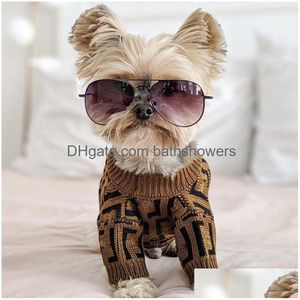 Ropa para perros Moda Ropa para perros de alta calidad Luxurys Designers Og Letters Clsassic Pet Coat Designer Cloth Cute Puppy Sweaters Drop Dhdqr