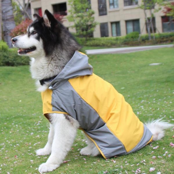 Ropa para perros Moda al aire libre Impermeable Stormbreaker Capa de lluvia Reflectante Secado rápido Pet Impermeable Golden Retriever Suministros