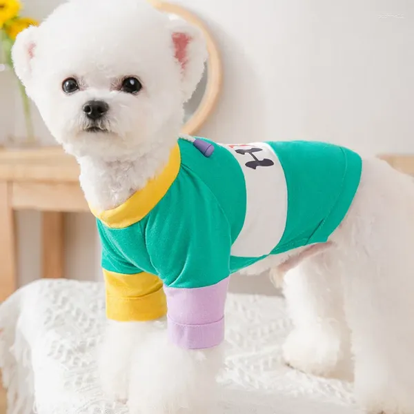 Ropa para perros Moda Ropa para mascotas Camiseta deportiva Cachorro Gato Camiseta Yorkshire Pomeranian Poodle Bichon Schnauzer Ropa Disfraces