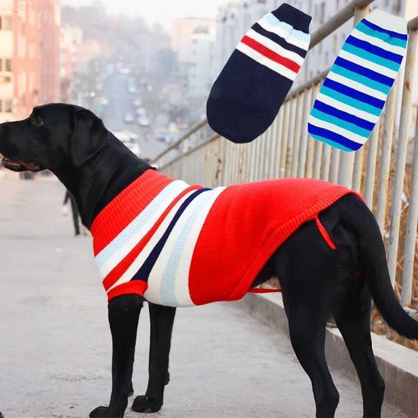 Ropa para perros Moda Pitbull Pastor alemán Suéter para perros grandes Jersey Invierno Ropa cálida para mascotas para perros pequeños, medianos y grandes Cachorros Ropa para mascotas