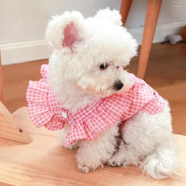 Vêtements pour chiens Mode Chiot Robe Non-décoloration Lavable Motif Cerise Mignon