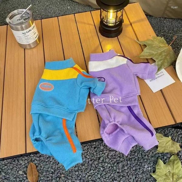 Ropa de ropa de perros Moda Sportsuits Ropa caliente de sudadera más espesa y espesa