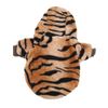 Motif de tigre de mode pour chiens Matter transformé des vêtements pour animaux de compagnie Costumes d'hiver Vestes à sweat à sweat en flanelle pour small296q181m