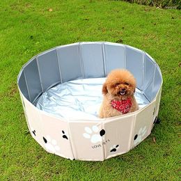 Ropa para perros Fashionable Home Pet Pool PVC Productos de bañera plegable Cat y baño Natación