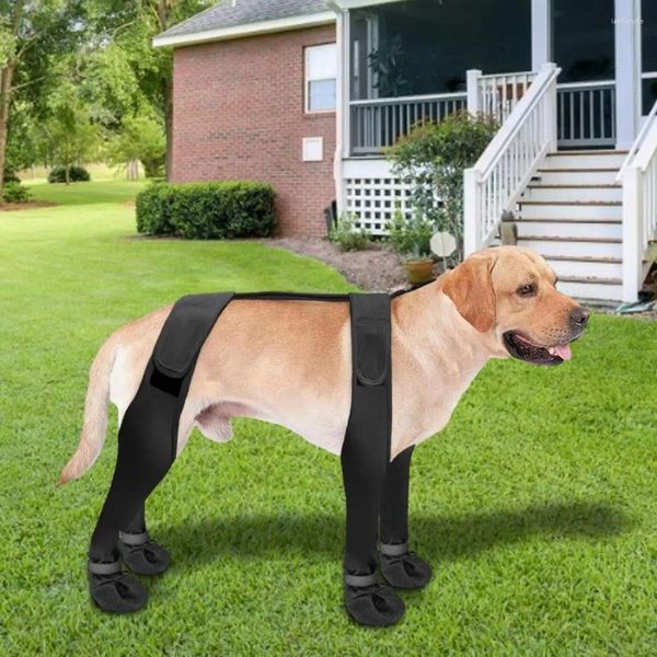 Cinta de ropa para perros Cinta de sujetador Zapatos para mascotas para tamaños botas de suspensión impermeables Senderismo de nieve de invierno Anti-slip Fall Rain