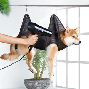 Vêtements de chien hamac fixe animal de compagnie bain beauté suspendu chat toilettage coupe d'ongles anti-rayures morsure coupe sac de retenue