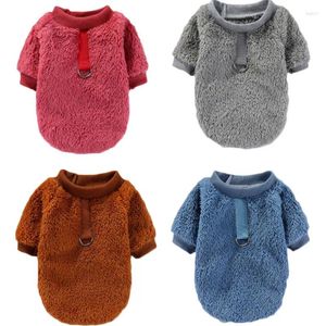 Vêtements pour chiens Sweat à capuche en polaire Vêtements d'hiver Chaud Vêtements pour animaux de compagnie Chiot Chat Sweat-shirt pour petits chiens moyens Chiwawa Maltese Sweats à capuche XL