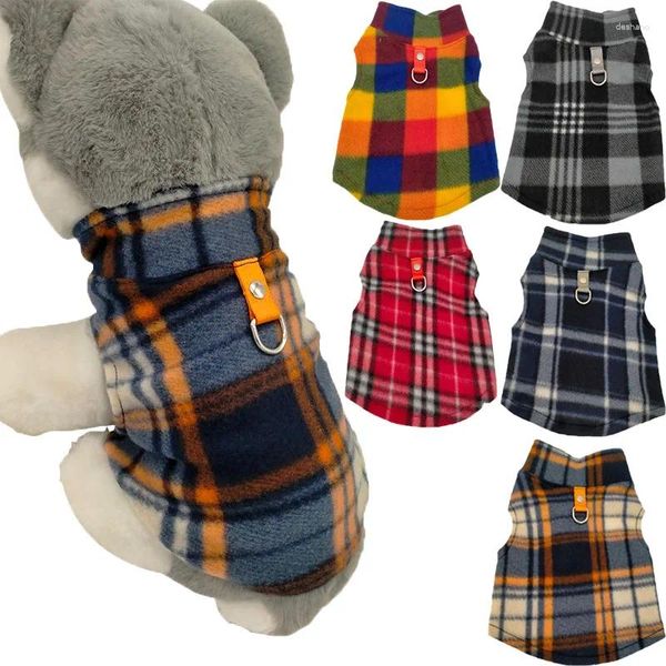 Vêtements en toison pour chiens pour les petits chiens automne d'automne dingle d vêtements pour animaux de compagnie Puppy Cat Sweat à capuche Poux de manteau sans manches