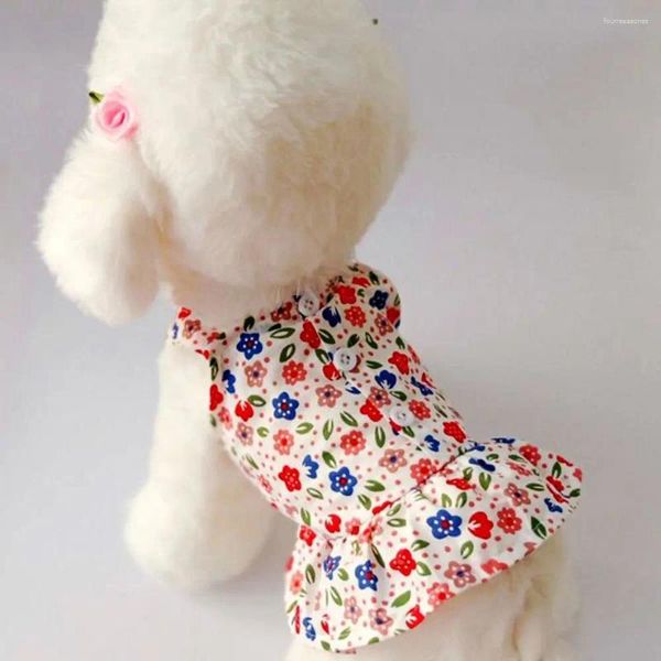 Habillement de chien floral Sling Fashion Suncreen Pet Supplies Puppy Chihuahua Bichon Poodle Vêtements Costume Jupes