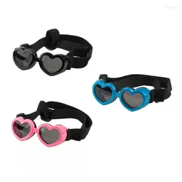 Vêtements pour chiens Lunettes pliables pour animaux de compagnie Lunettes de sport de neige Protection avec sangle réglable