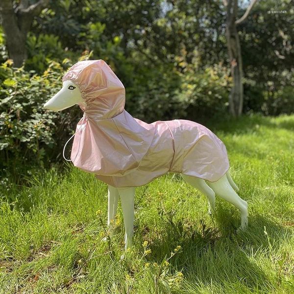 Ropa para perros Four Seasons Pet Raincoat Huibit Italian Greyhound Ropa con sombrero Diseñador Accesorios para perros