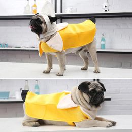 Ropa para perros Plátano divertido Ropa para mascotas Disfraz lindo Traje de Halloween Adecuado para fiesta